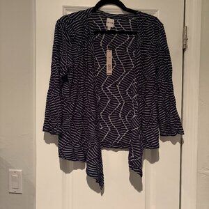 Nic & Zoe 4 Way Cardigan Blue - M